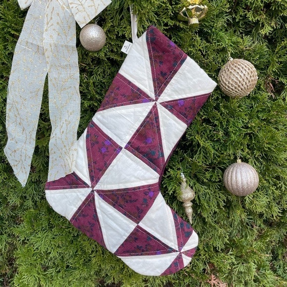 Handmade Luxury Quilted Christmas Stocking - Picture 6 of 6